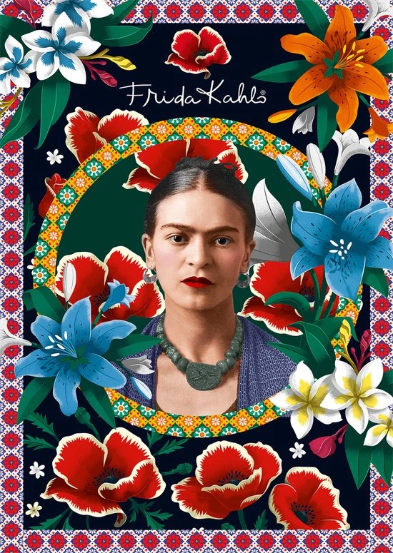 Bluebird Frida Kahlo Zelfportret Legpuzzel 2000 2 Bluebird Frida Kahlo Zelfportret Legpuzzel 2000 - Afbeelding 2
