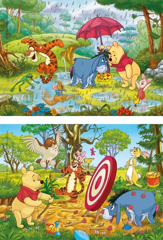 Clementoni Legpuzzel Disney Winnie The Pooh 20 Stukjes 2 Stuks 2 Clementoni Legpuzzel Disney Winnie The Pooh 20 Stukjes 2 Stuks - Afbeelding 2