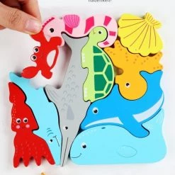 Van Theo Houten Puzzel - Houten Speelgoed - 3D Puzzel - Kinderen - Boerderij -Exporteren puzzels winkel 550x823 1